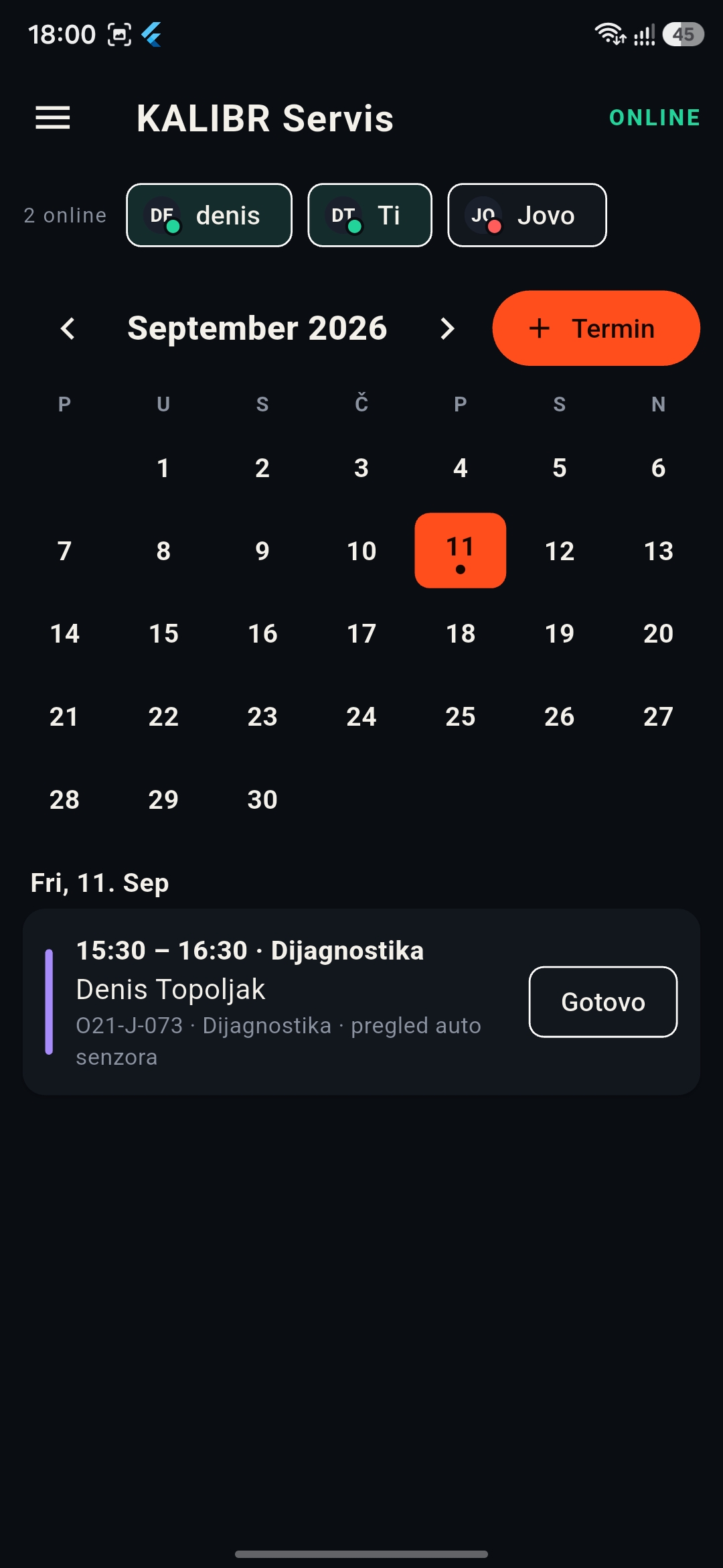 Termini i kalendar
